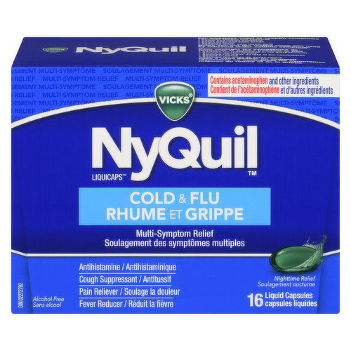 Nyquil - Cold & Flu Liquid Capsules