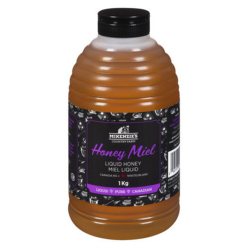 McKenzie's Country Farm - Honey Miel Pure Liquid Honey - White