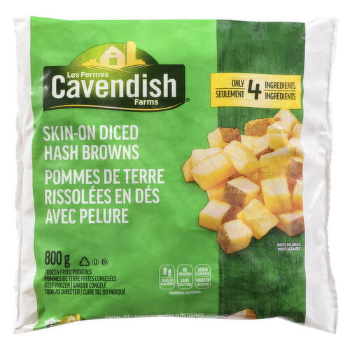 Cavendsh Farms - Skin On Diced Hash brown