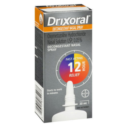 Drixoral - Decongestant Nasal Spray 12 Hour