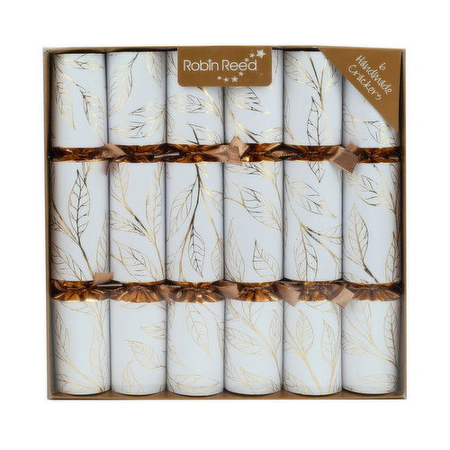 Christmas Crackers - Deluxe White & Gold