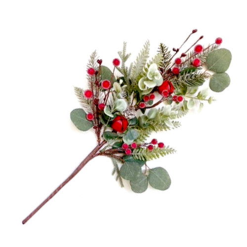 Decor - Spray Mixed Greenery with Berries