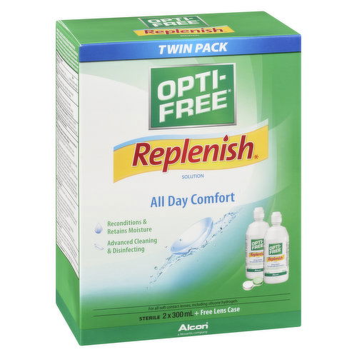 Opti Free - Replenish - Disinfecting Contact Lens Solution