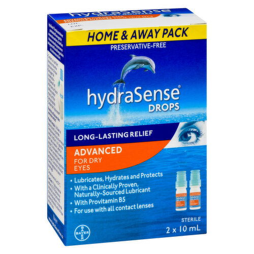 Hydrasense Drops - Hydrasense Advanced Eyedrops 2 x 10ml