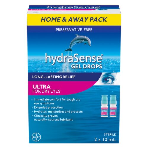 hydraSense - Ultra Gel Eye Drops - Twin Pack