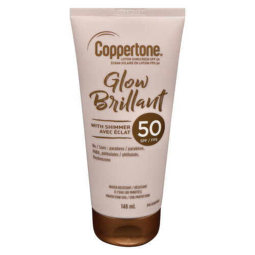 Coppertone - Glow Brilliant Sunscreen Lotion SPF50