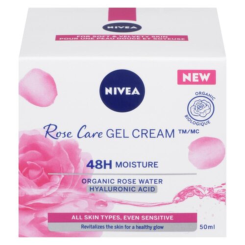 NIVEA - Rose Care Gel Cream All Skin Types