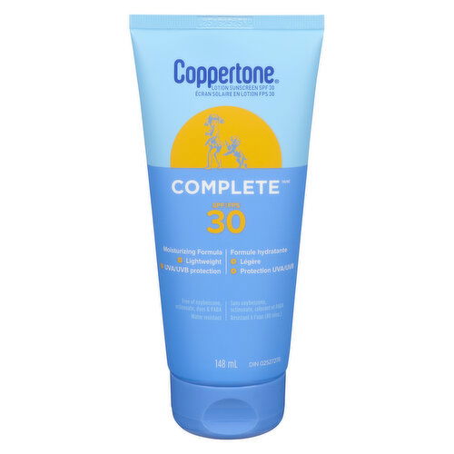 Coppertone - Complete Sunscreen Lotion SPF30