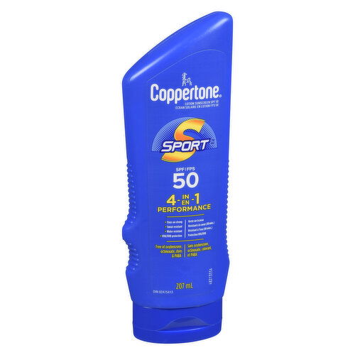 Coppertone - Sport Lotion Sunscreen 4-in-1SPF50