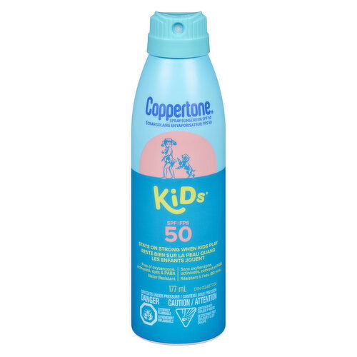 Coppertone - Kids Sunscreen Spray SPF50