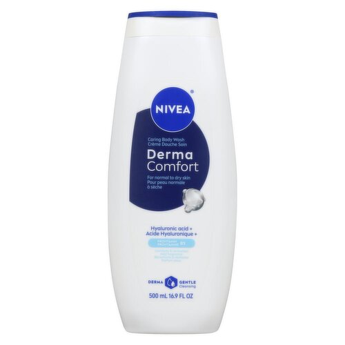 NIVEA - Derma Comfort Caring Body Wash Hyaluronic Acid + Provitamin B5