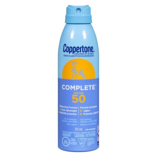 Coppertone - Complete Sunscreen SPF 50 Spray