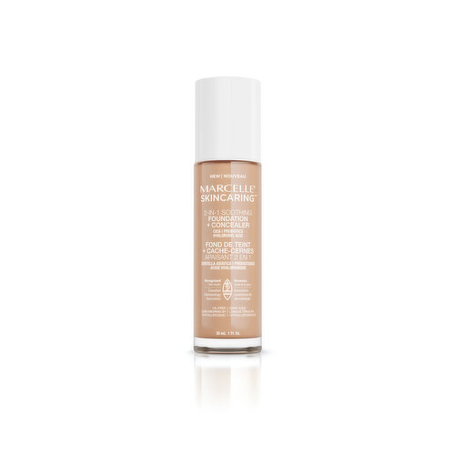 MARCELLE - Skincaring 2-in-1 foundation +concealer