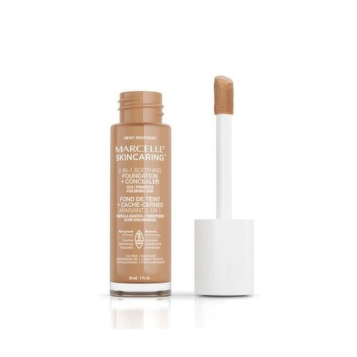 MARCELLE - Skincaring 2in1 Foundation+Concealer Natural Beige