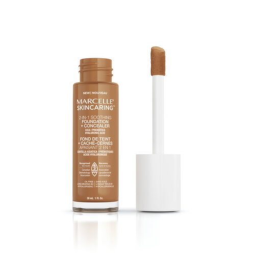 MARCELLE - Skincaring 2 In 1 Foundation & Concealer Sun Tan