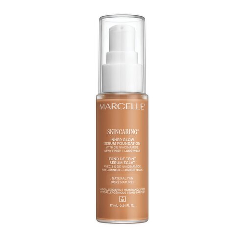 MARCELLE - Skincaring Serum Foundation - Natural Tan