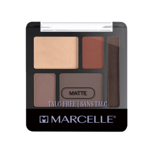 MARCELLE - Eye Shadow Quintet Matte Chai Latte