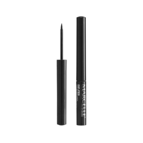 MARCELLE - Waterproof Liquid DIP-PEN Eyeliner - Black