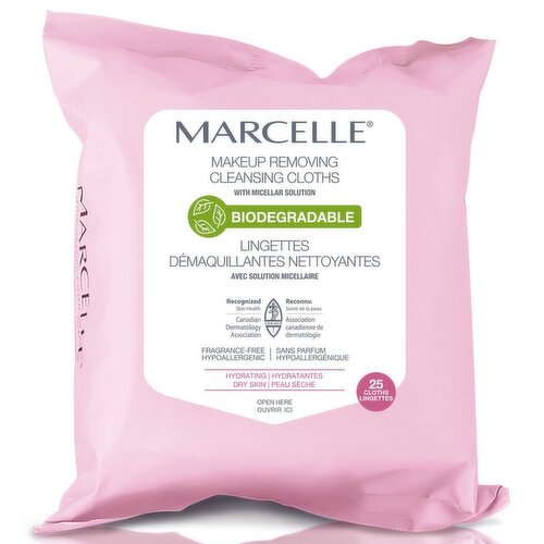 MARCELLE - Biodegradable Hydrating Cleansing Cloths