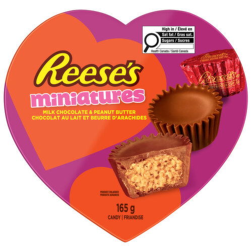 Hershey's - Reese Miniature Peanut Butter Cups in Heart Box