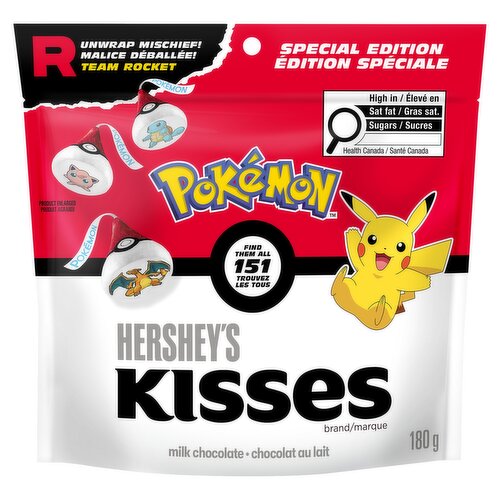 Hersheys - Pokemon Milk Chocolate Kisses