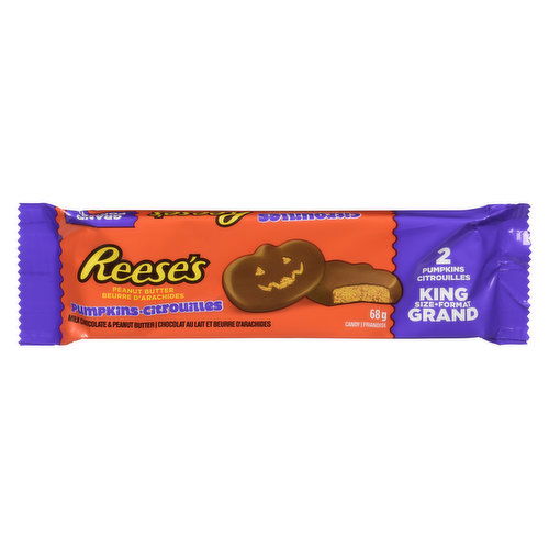 Hershey - Peanut Butter Cups Pumpkin King Size