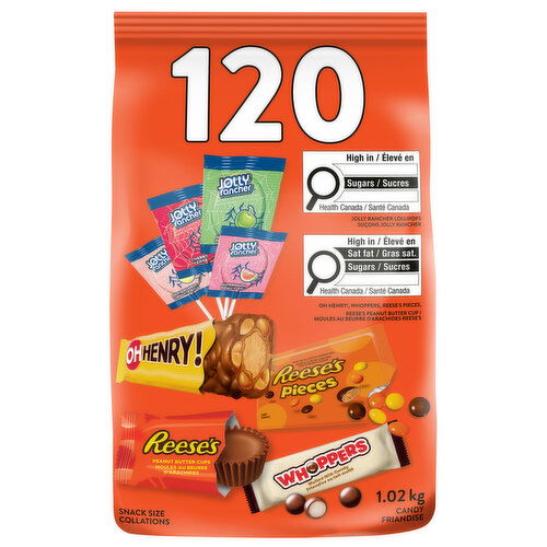 Hersheys - XQ Hersheys Assorted 120Ct