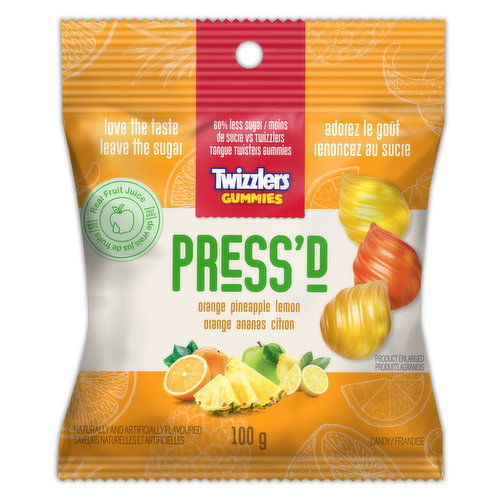 Twizzler - Pressed Gummies Orange