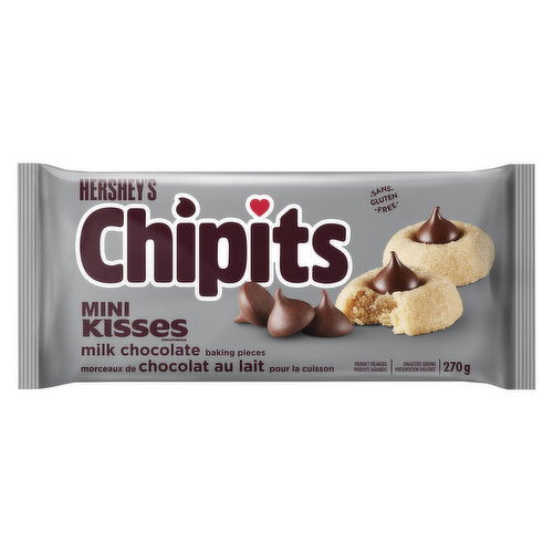 Hershey - Chipits Mini Kisses, Milk Chocolate