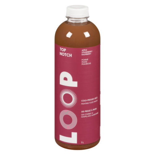 Loop - Cold Pressed Juice - Top Notch, Apple Strawberry Raspberry