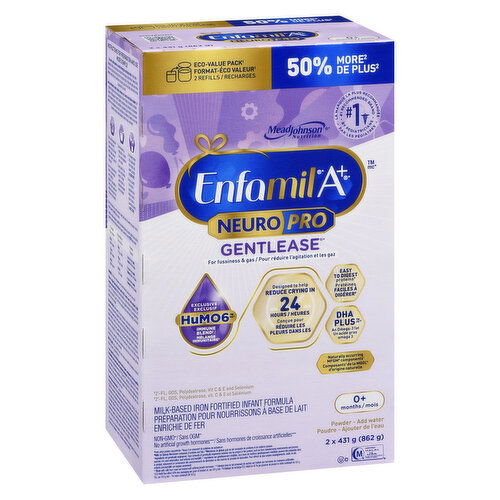 Enfamil A+ - Neuro Pro Gentlease Powder Refill 0+m