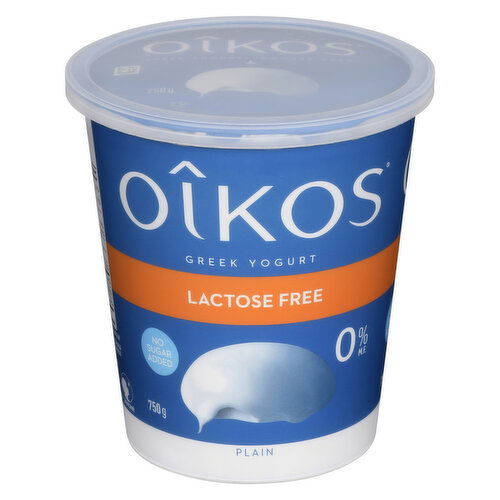 Oikos - Greek Yogurt Lactose Free Plain 0% M.F.