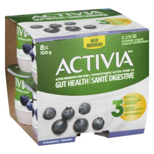 Activia - Probiotic Yogurt Blueberry 2.2% M.F.