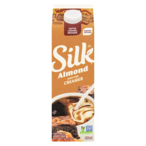 Silk - Coffee Enhancer Salted Caramel Brownie Almond Dairy-Free Creamer, Limited Edition