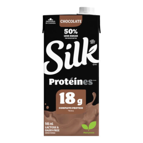 Silk - High Protein Soy Beverage, Chocolate