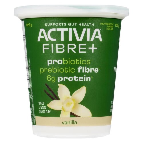 Activia - Fibre+ Pre/Probiotic Yogurt - Vanilla - 2.8% M.F.