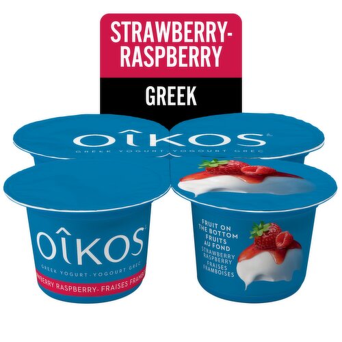 Oikos - Greek Yogurt 2% M.F. Strawberry Raspberry