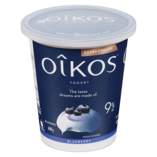 Oikos - Extra Creamy Yogurt Blueberry