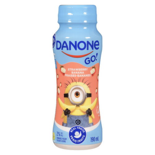 Danone - Strawberry Banana Go Drink