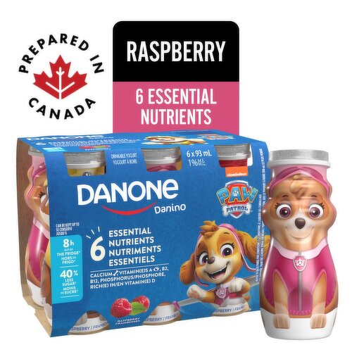 Danone - Drinkable Yogurt 1.5%MF, Raspberry Flavoured