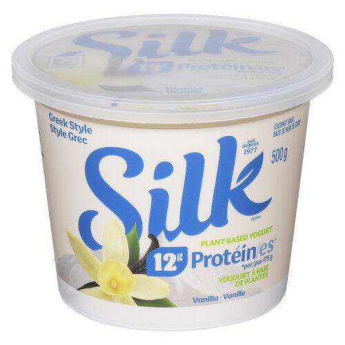 Silk - Protein Plant-Based Greek-style Yogurt, Vanilla