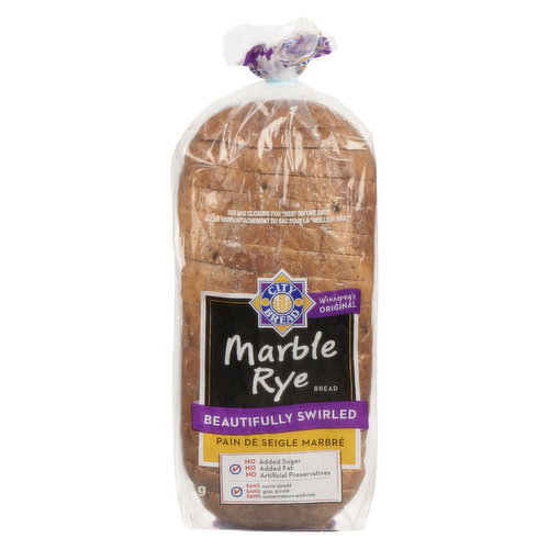 City Bread - Marble Rye Sliced Loaf
