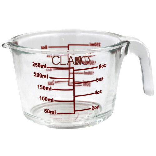 CLARO - Glass Cup Measuring 1 Cup