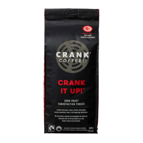 Crank - Crank It Up Whole Bean Coffee Organic