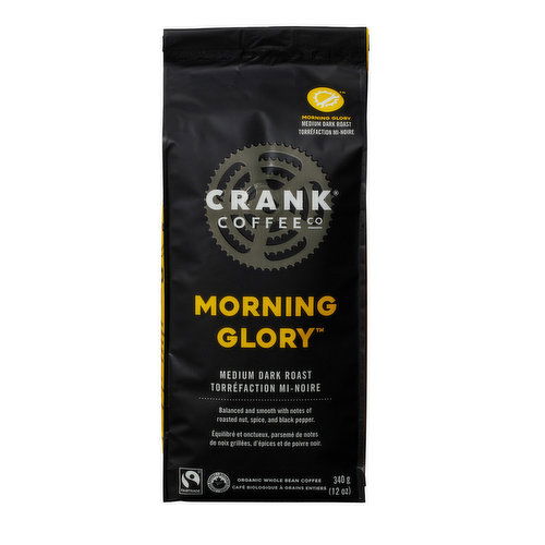 Crank - Morning Glory Whole Bean Coffee Organic