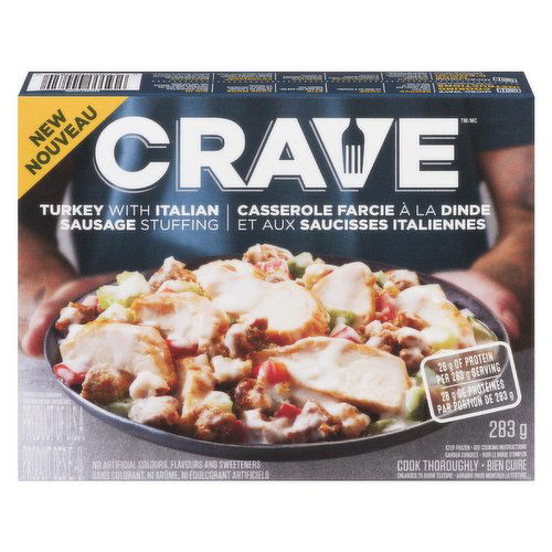 CRAVE - Turkey and Italian Sausage Bake Frozen Meal