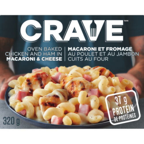 CRAVE - Oven Baked Chicken and Ham in Macaroni & Che