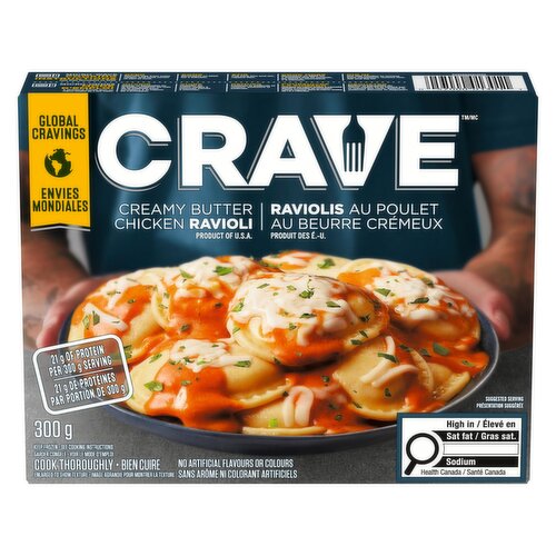 Crave - Creamy Butter Chicken Ravioli