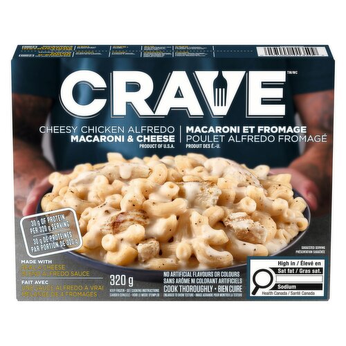Crave - Cheesy Chicken Alfredo Macaroni & Cheese