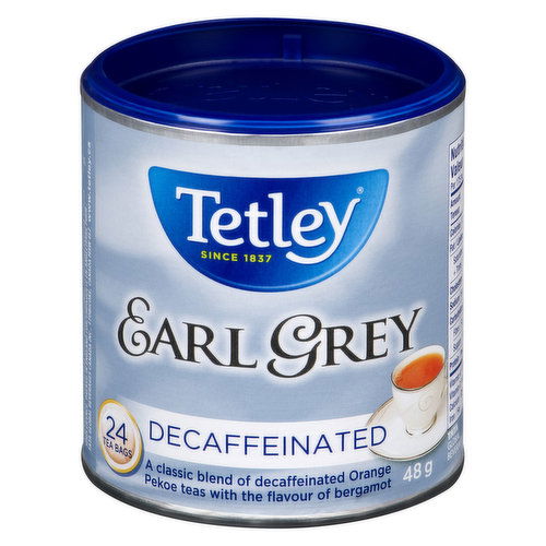 Tetley - Earl Grey Decaffeinated Specialty Tea